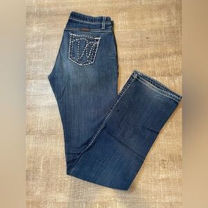 Wrangler Women's Dark Blue Boot Cut Jeans